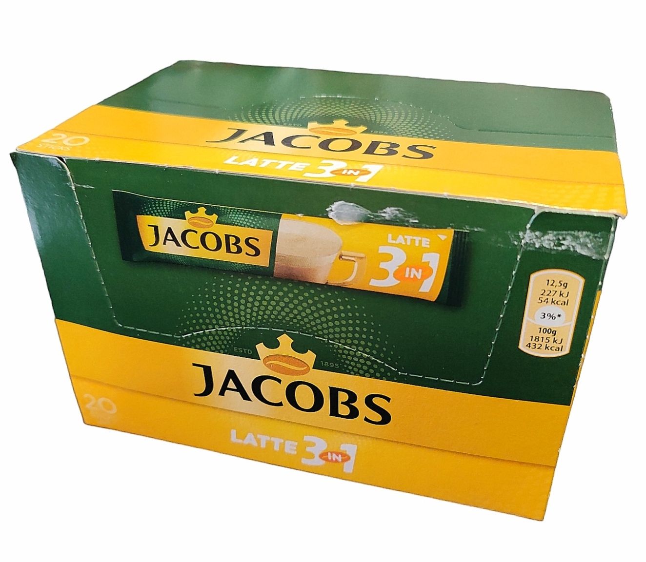 JACOBS 3W1 BOX LATTE KAWA 20x12,2G