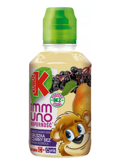 KUBUS IMMUNO SOK GRUSZKA-CZARNY BEZ 200ML