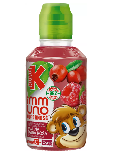 KUBUS IMMUNO SOK MALINA-DZIK ROZA 200ML