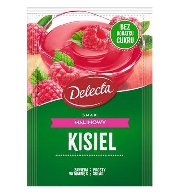 DELECTA KISIEL MALINOWY BEZ CUKRU 38G