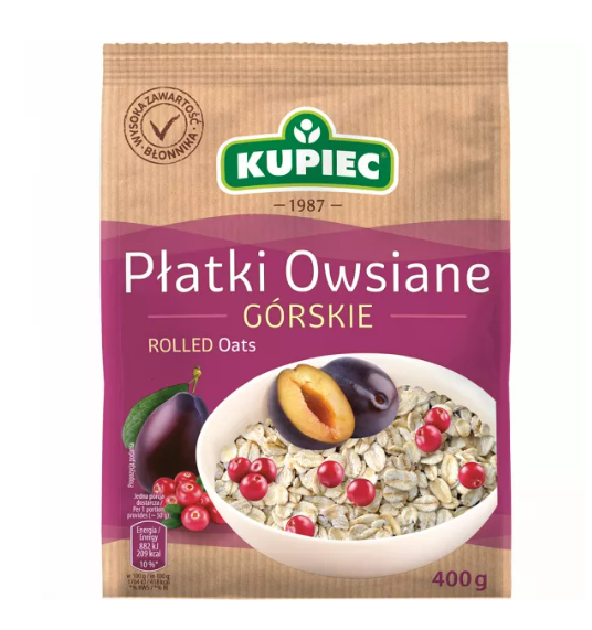 KUPIEC PLATKI OWSIANE GORSKIE 400G