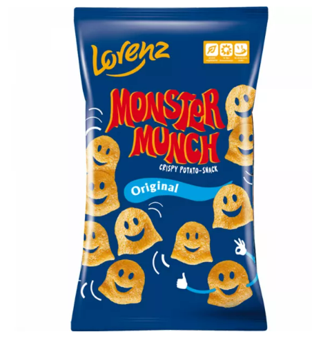 LORENZ CHIPSY MONSTER MUNCH 100G