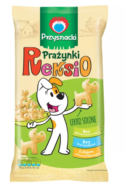 PRAZYNKI PRZYSNACKI REKSIO LEKKO SOLONE INTERSNACK 95G CHIPSY