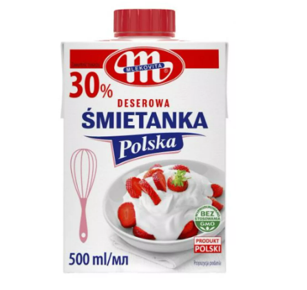 MLEKOVITA SMIETANKA UHT POLSKA 30% 500ML