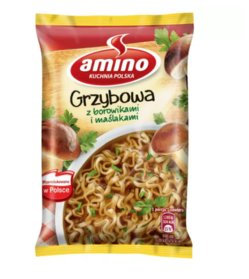 AMINO GRZYBOWA ZUPA NUDLE 57G