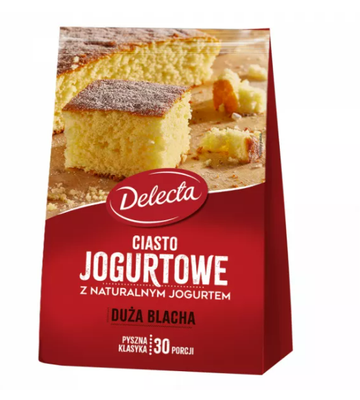 DELECTA CIASTO DUZA BLACHA JOGURTOWE 660G