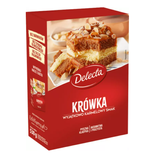 DELECTA CIASTO KROWKA 530G