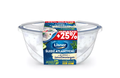 FILETY SLEDZIOWE W SOSIE SMIETANOWYM LISNER 280G