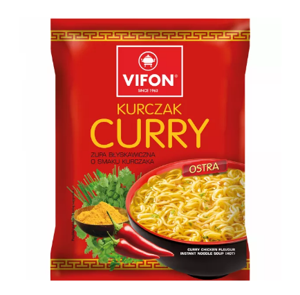 TAN - VIET ZUPA BLYSKAWICZNA VIFON KURCZAK CURRY OSTRA BLYSK 70G