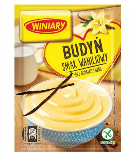 WINIARY BUDYN WANILIOWY BEZ CUKRU 35G