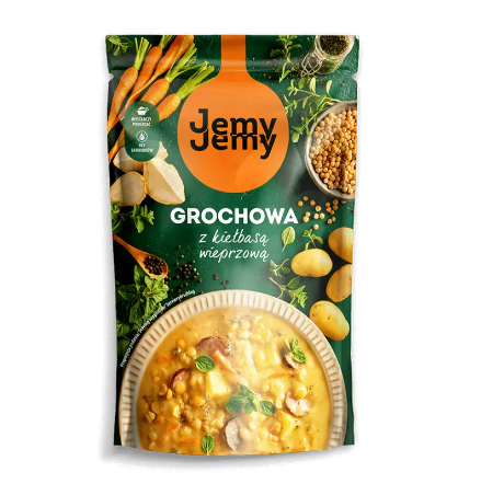 JEMY JEMY GROCHOWA Z KIEBASA WIEPRZOWA 450G