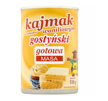 KAJMAK WANILIOWYN GOSTYNSKI GOTOWA  MASA 510G