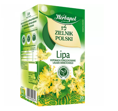 HERBATA ZIOLOWA ZIELNIK POLSKI LIPA 20*1,2G HERBAPOL