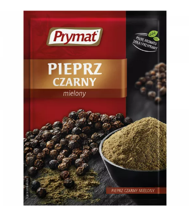 PIEPRZ CZARNY MIELONY 20G PRYMAT