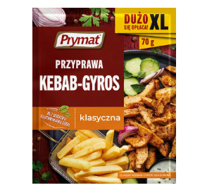 PRZYPRAWA DO KEBABU I GYROSA 70G PRYMAT