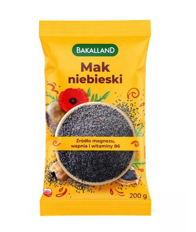 BAKALLAND MAK NIEBIESKI 200G