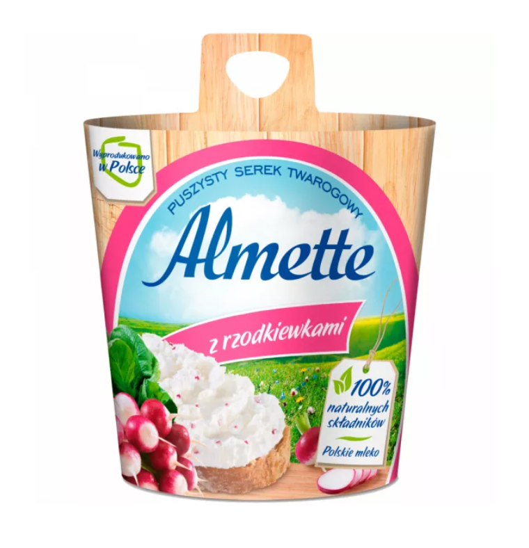HOCHLAND SEREK SMIETANKOWY ALMETTE Z RZODKIEWKA 150G