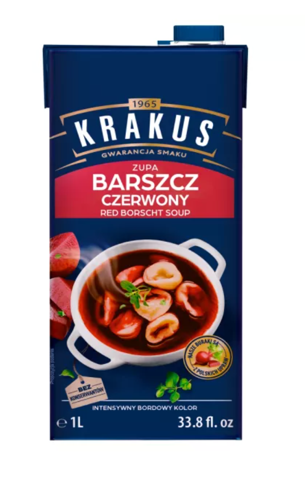 KRAKUS ZUPA BARSZCZ CZERWONY 1L