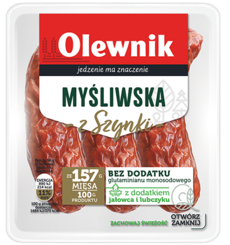 OLEWNIK KIELBASA MYSLIWSKA 180 G