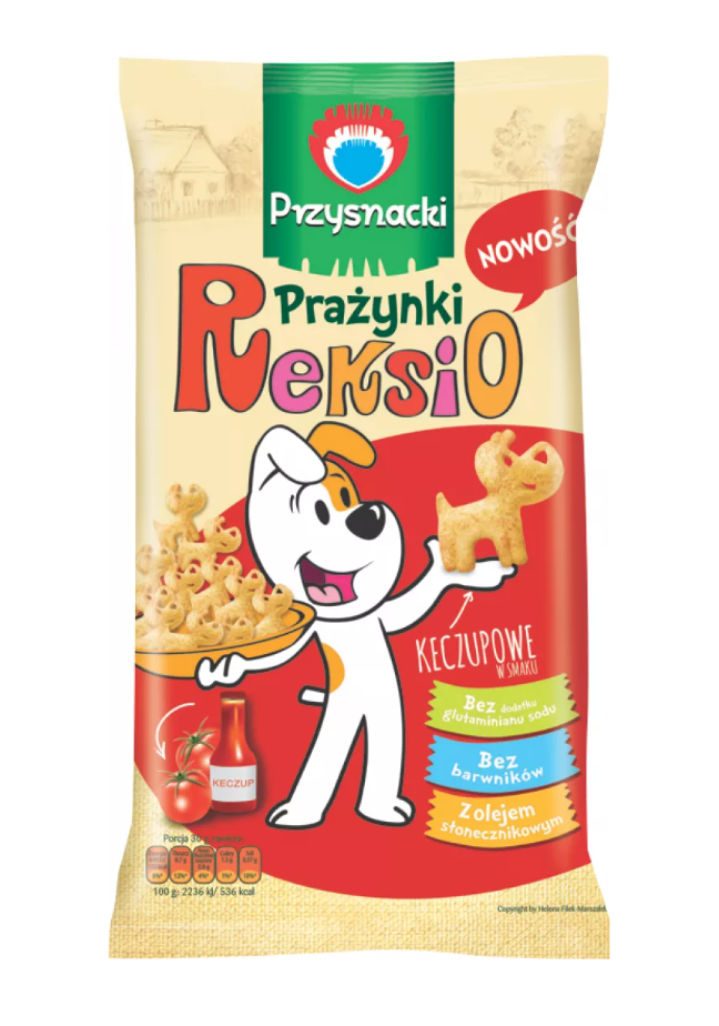 PRZYSNACKI REKSIO PRAZYNKI KECZUPOWE 90G