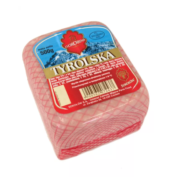 SOKOLOW MIELONKA TYROLSKA 500G