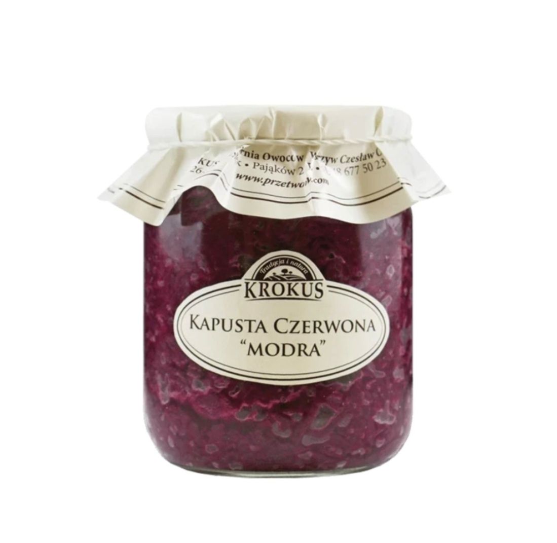 KROKUS KAPUSTA CZERWONA MODRA 500G