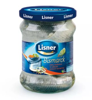 LISNER PLATY SLEDZIOWE ALA BISMARCK 400G