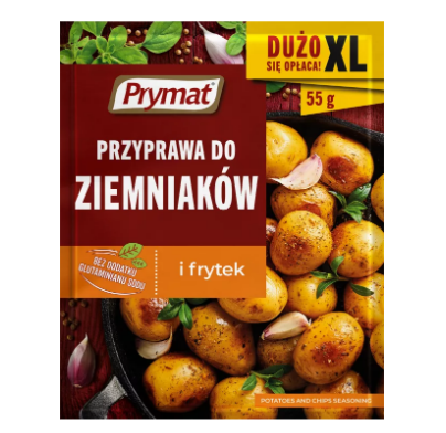 PRZYPRAWA DO ZIEMNIAKOW I FRYTEK XL 55G PRYMAT