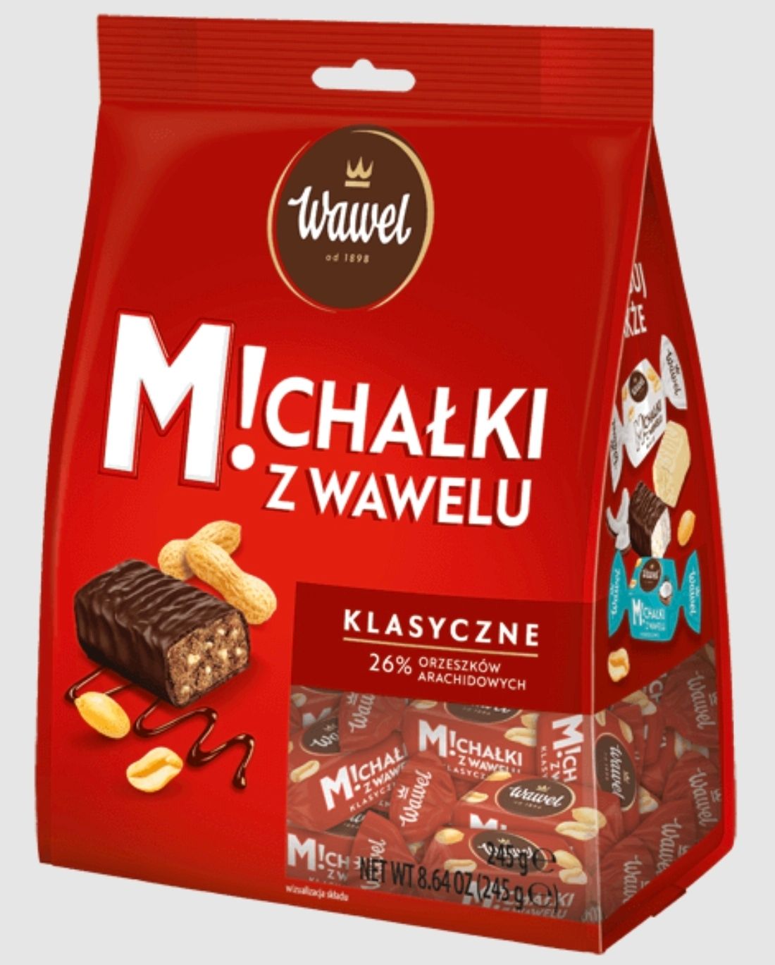 WAWEL CUKIERKI MICHALKI ZAMKOWE TOREBKA 245G