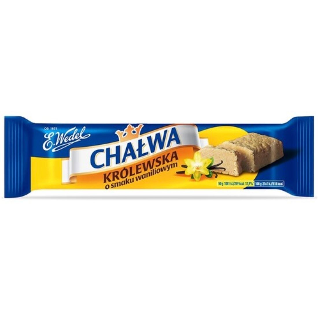 WEDEL CHALWA SEZAMOWA KROLEWSKA WANILIA 50G