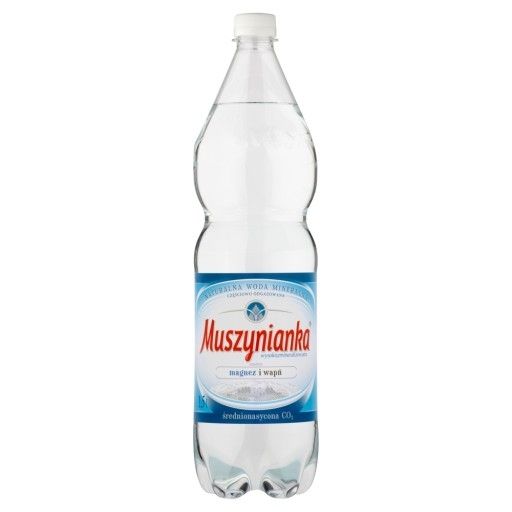 MUSZYNIANKA WODA 1,5L GAZ