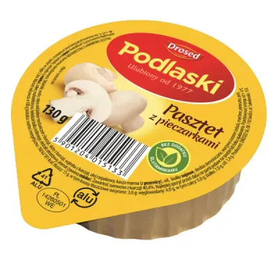 DROSED PASZTET PODLASKI Z PIECZARKAMI 130G