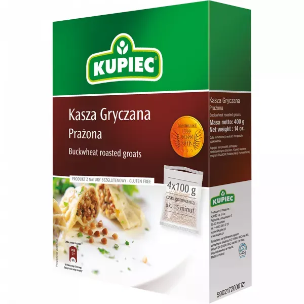 KUPIEC KASZA GRYCZANA PRAZONA 4*100G