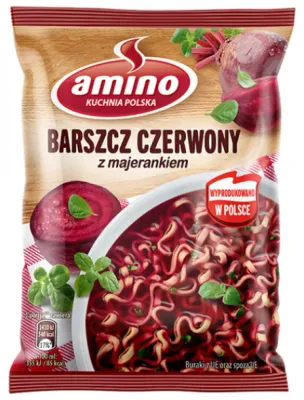 BARSZCZ CZERWONY ZUPA INSTANT NUDLE AMINO 66G
