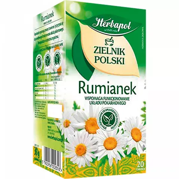 RUMIANEK ZIELNIK HERBATA HERBAPOL 20*1,5G