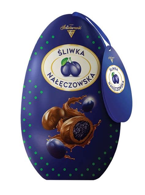 BOMBONIERKA SLIWKA NALECZOWSKA PUSZKA JAJKO WN 150G SOLIDARNOSC