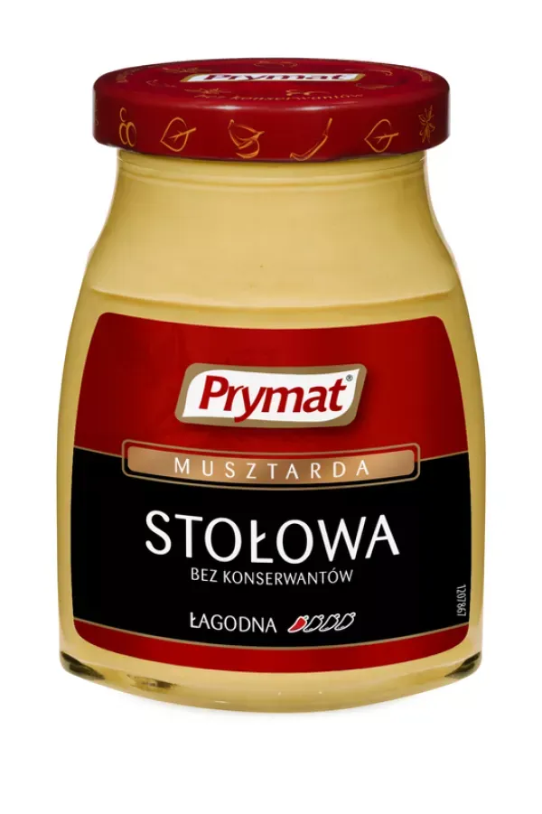 PRYMAT MUSZTARDA STOLOWA 185G