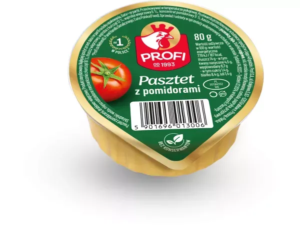 PROFI PASZTET 80G Z POMIDORAMI