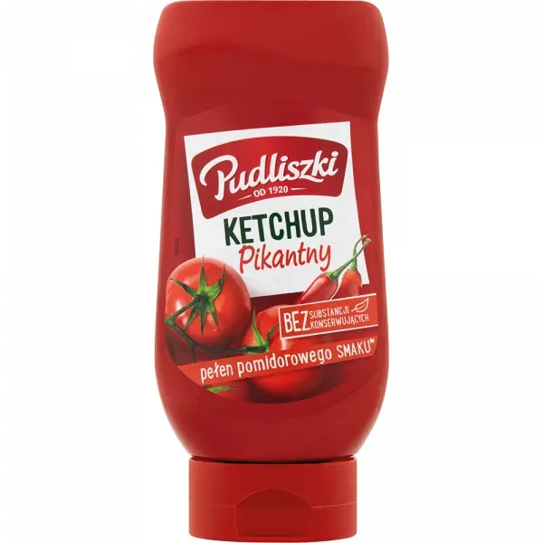 PUDLISZKI KETCHUP PIKANTNY 480G