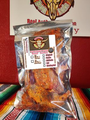 Carne Seca NACHO Beef Jerky 5 oz.- $20