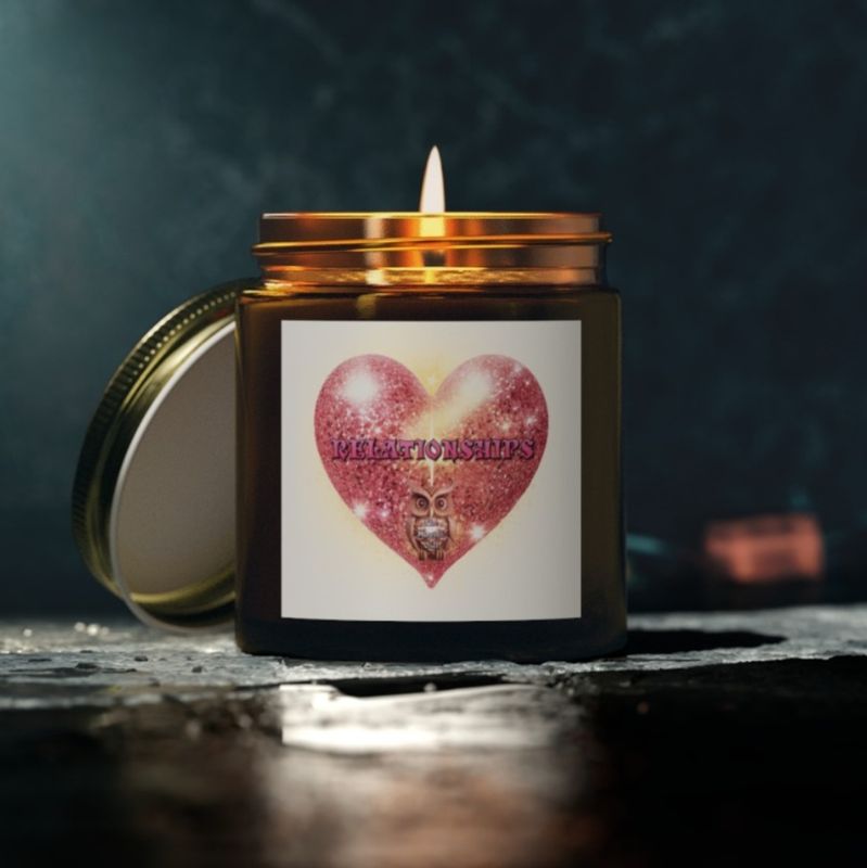 RELATIONSHIPS SPELLS Scented Coconut Mango Candles (4oz, 9oz)