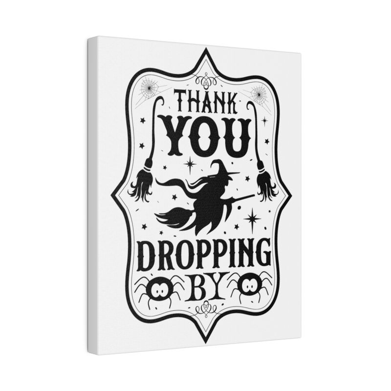 WITCHY THANK YOU Wall Art, Matte Canvas, Stretched, 0.75"