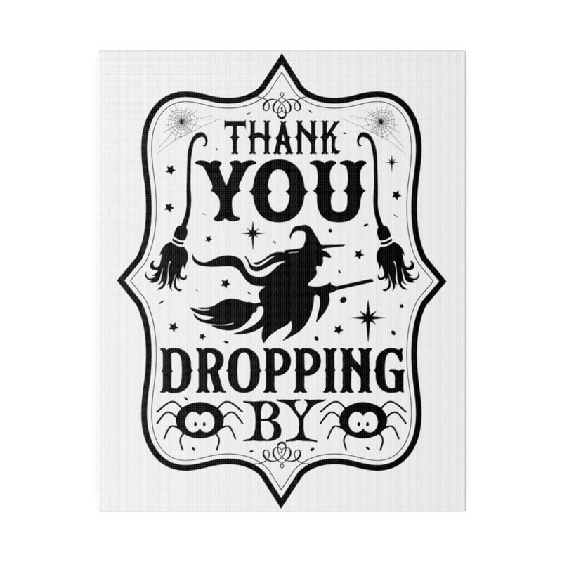 WITCHY THANK YOU Wall Art, Matte Canvas, Stretched, 0.75"