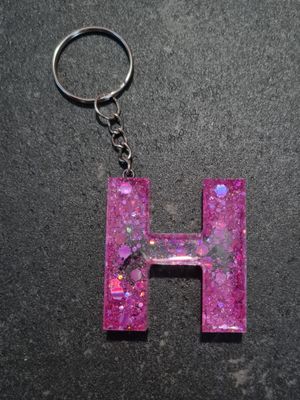 H - Pink Glitter