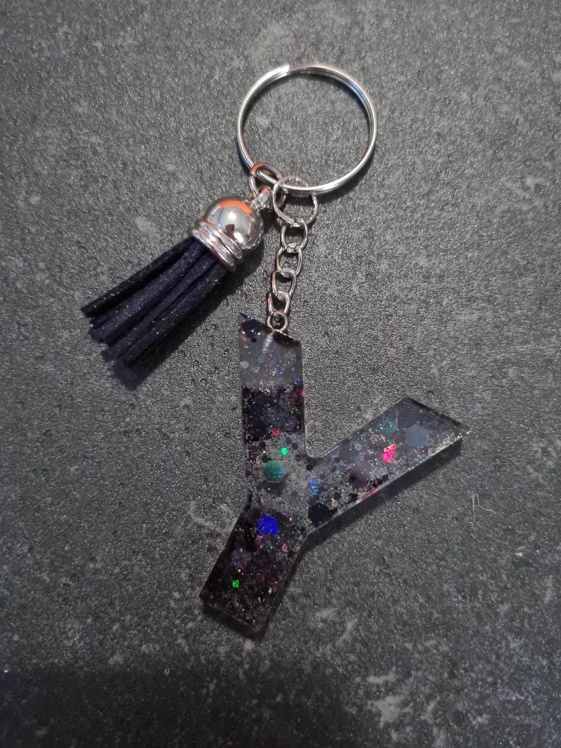 Y - Black Glitter