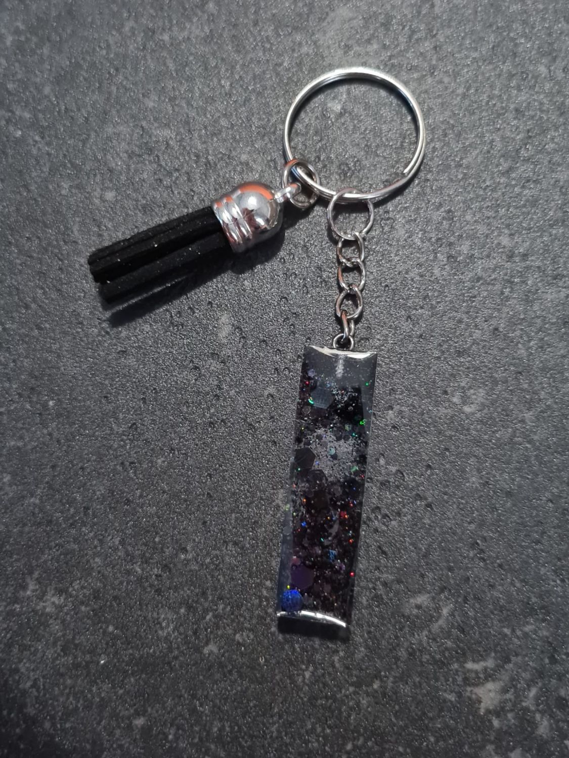 I- Black Glitter