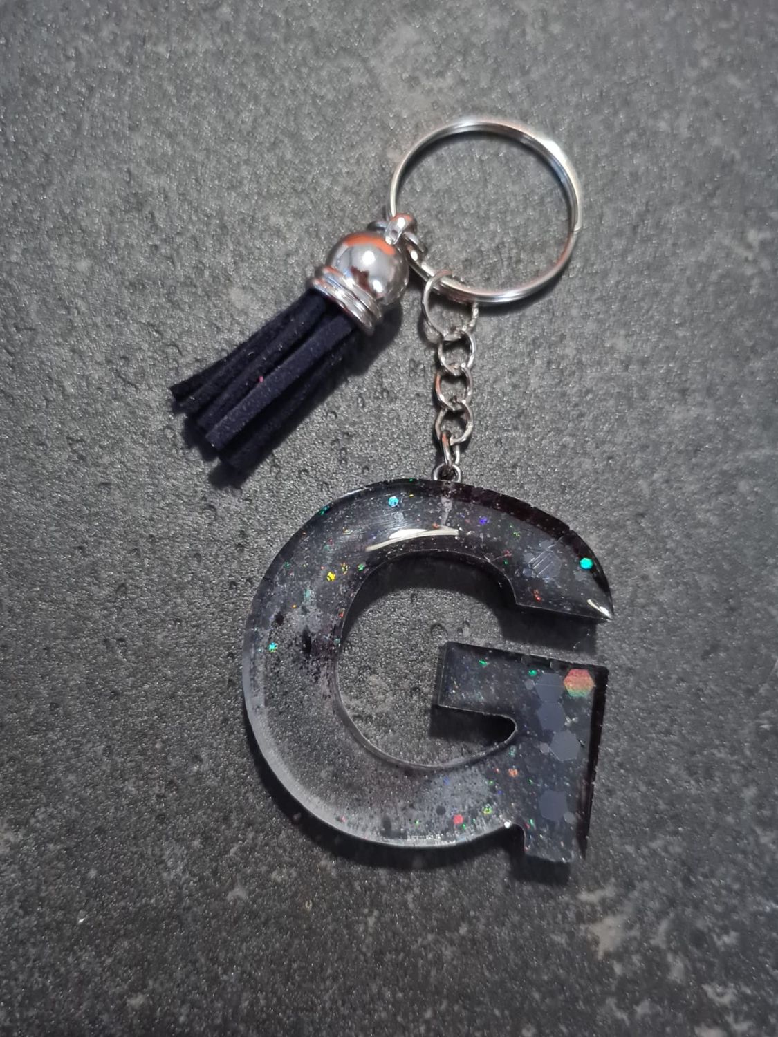 G - Black Glitter