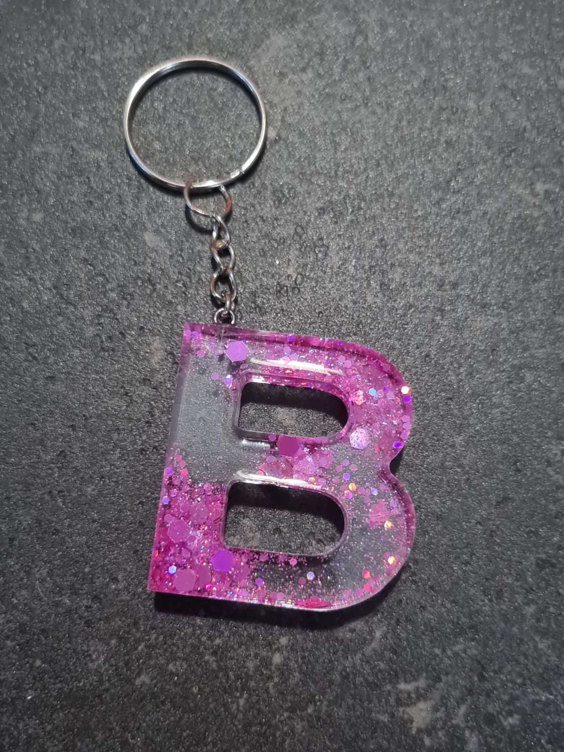 B - Pink Glitter