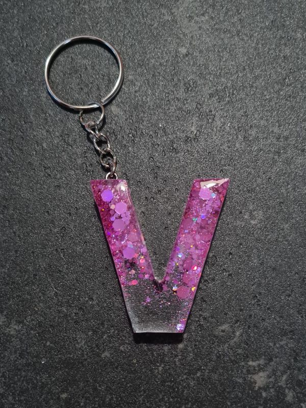 V - Pink Glitter