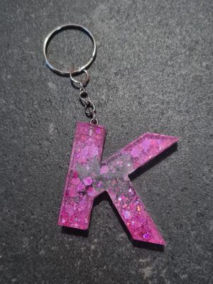K - Pink Glitter